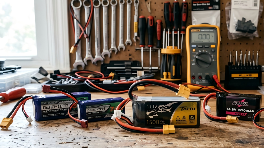 lipo battery on the table