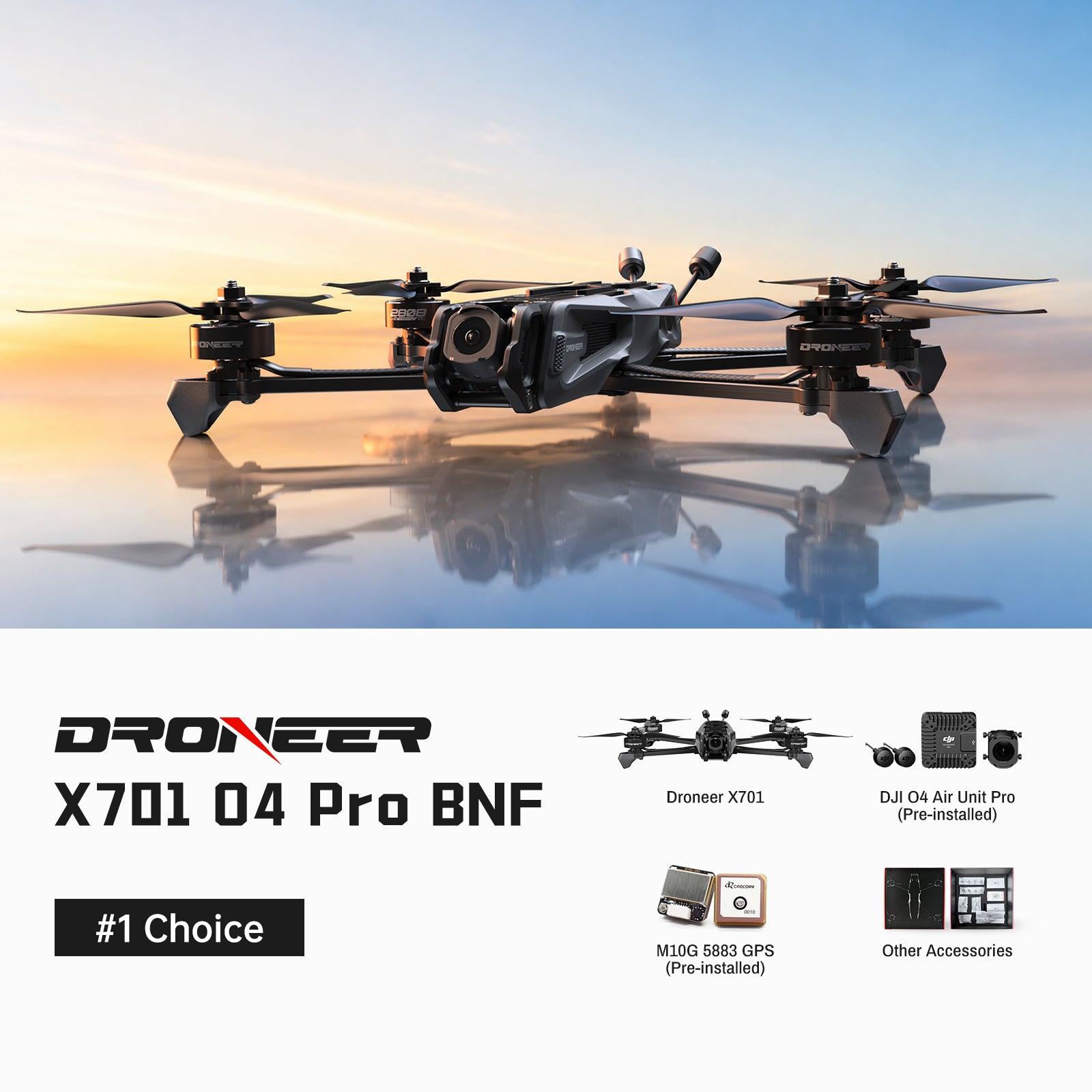 Droneer X701 FPV Drone