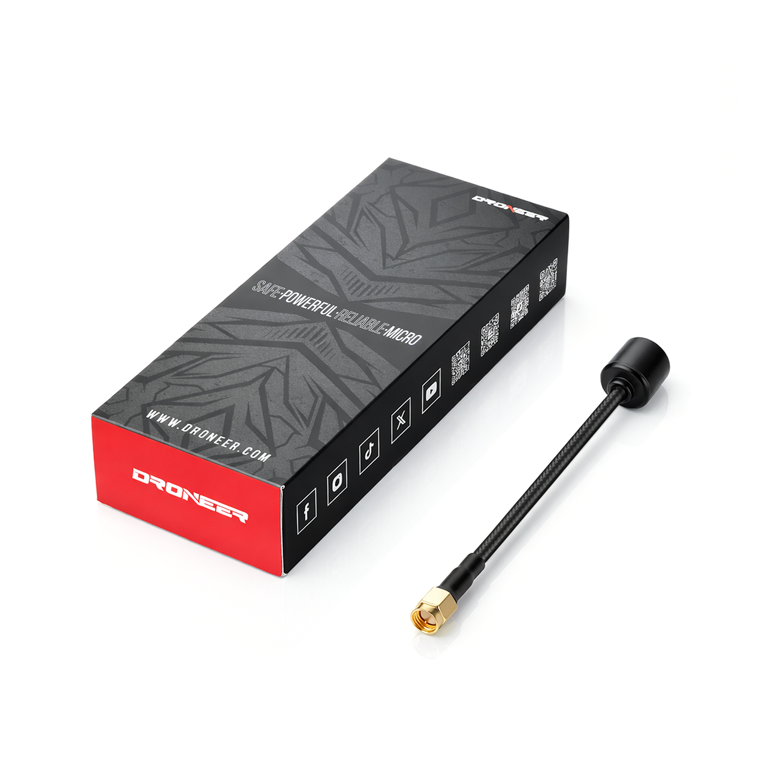Droneer 5.8GHz RHCP SMA 11cm Antenna