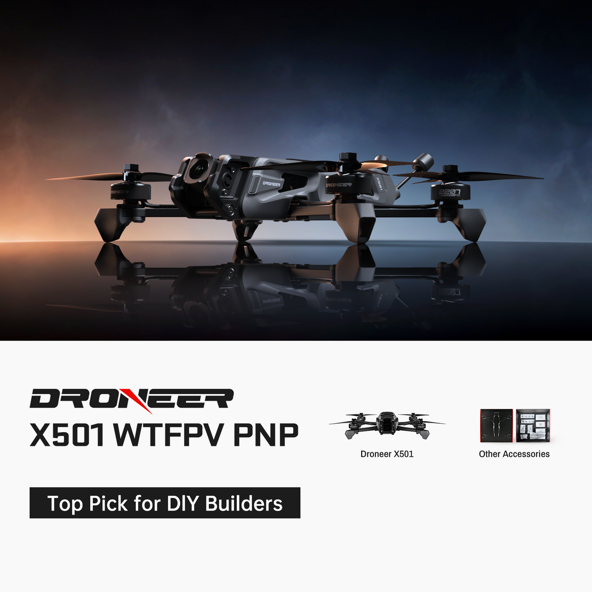 Droneer X501 PNP FPV Drone