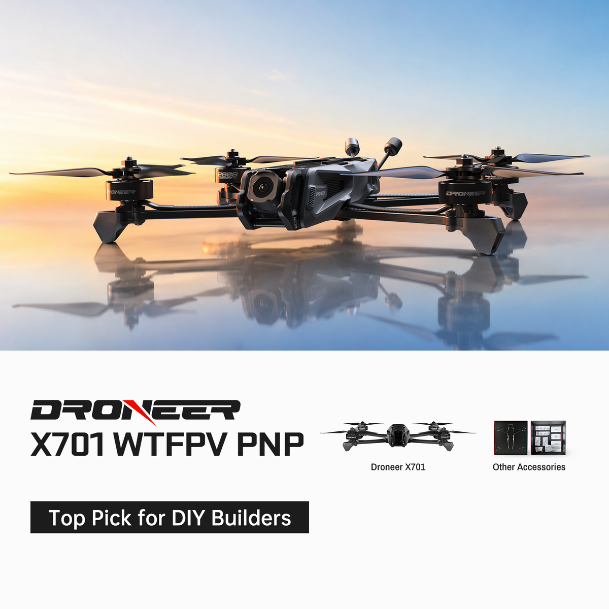 Droneer X701 PNP FPV Drone